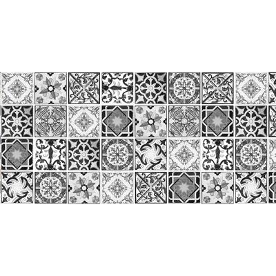 Küchenrückwand EXPRESS KÜCHEN "Retro 1", grau, B:120cm H:55,9cm, Holzwerkstoff, Spritzschutzwände Image