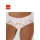 Panty PETITE FLEUR Gr. 44/46, 2 St., rosa (puder, puder, bedruckt) Damen Unterhosen Petite Fleur