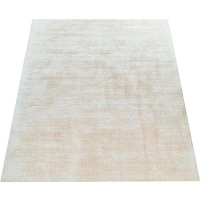 Teppich PACO HOME "Glori 330", beige (creme), B:120cm H:9mm L:170cm, Viskose, Teppiche, Handweb, Kurzflor, 100% Viskose, handgewebt, mit leichtem Schimmer Image