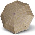 Stockregenschirm KNIRPS "T.760 Stick Automatik, Check Beige" beige (check beige) Regenschirme Stockschirme