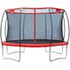 Gartentrampolin BEST SPORTING "57141 Superstar Red" Trampoline Gr. B: 366 cm, rot (schwarz, rot) Kinder Trampoline