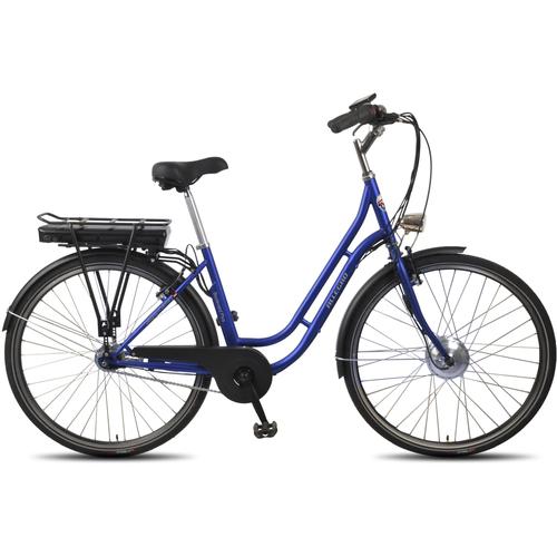 "E-Bike ALLEGRO ""Boulevard Plus 03 Blue"" E-Bikes Gr. 45 cm, 28 Zoll (71,12 cm), blau E-Bikes E-Bike"