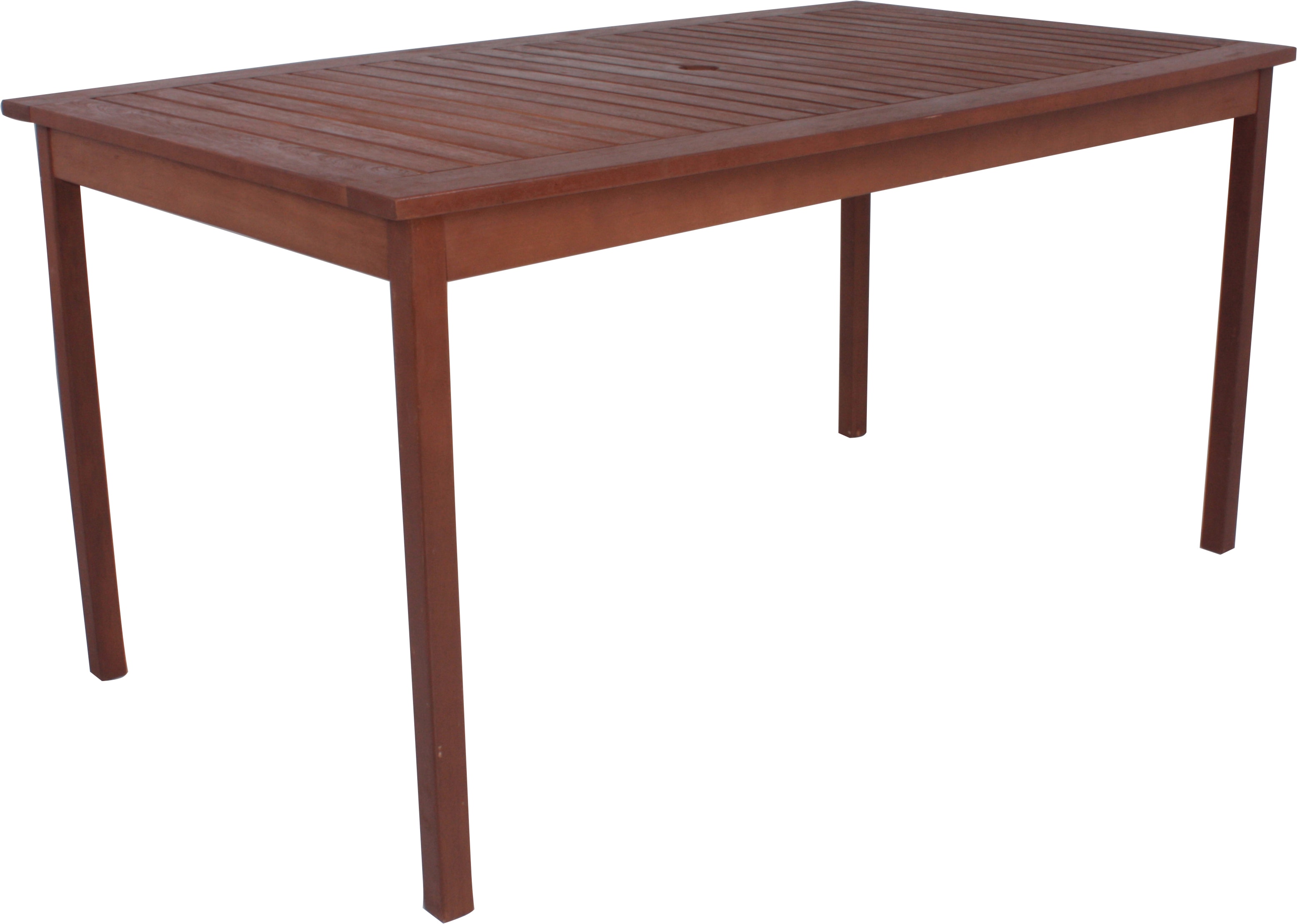 Gartentisch GARDEN PLEASURE "MADISON", braun, B:90cm H:74cm T:150cm, Tische, Gartentisch