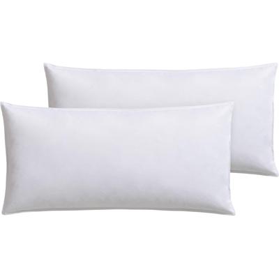 Federkopfkissen RIBECO "Kissenparade Richard", weiß, B:40cm L:80cm, Bezug: 100% Baumwolle. Füllung: 85% Entenfeder, 15% Entendaune, Kopfkissen Image