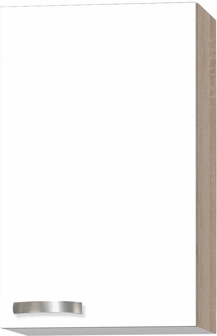 Hängeschrank OPTIFIT "Faro", weiß (weiß matt), B:50cm H:89,6cm T:34,6cm, Schränke, mit Metallgriff, Breite 50 cm Image