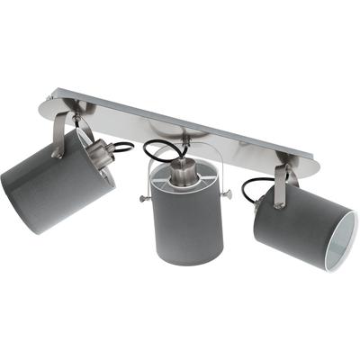 EGLO Deckenspot "VILLABATE", grau (nickelfarben, grau), B:9cm L:57,5cm, Lampen, Deckenlampe Image