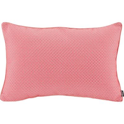 Dekokissen H.O.C.K. "Pepe", rot (rot, berry, blossom, gemustert), B:40cm H:10cm L:60cm, Polyacryl, Dekokissen_Sitzkissen_Kissenhüllen, Kissenhülle mit Füllung, 1 Stück, Outdoor geeignet Image