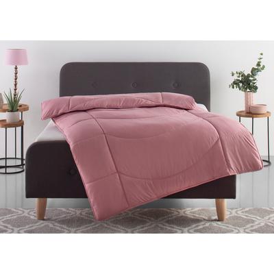 Microfaserbettdecke MY HOME "Microlux, Bettdecke 135x200 cm, 155x220 cm, 200x200 cm", rosa, B:155cm L:220cm, Obermaterial: 100% Polyester. Bezug: 100% Polyester. Füllung: 100% Polyester, Bettdecken, Bettdecken in 4 Farben, Sommer, Winter, 4... Image