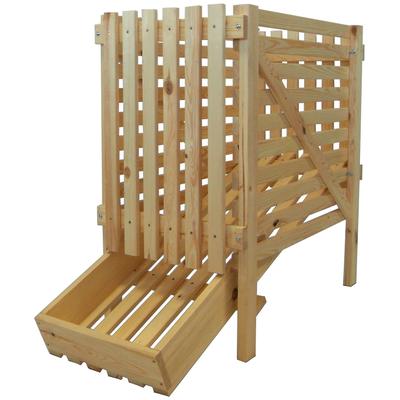 Holzkiste PROMADINO "Kartoffelkiste", beige (natur), B:44cm H:81cm T:96cm, Holz, Aufbewahrungsboxen, BxTxH: 44x96x81 cm,