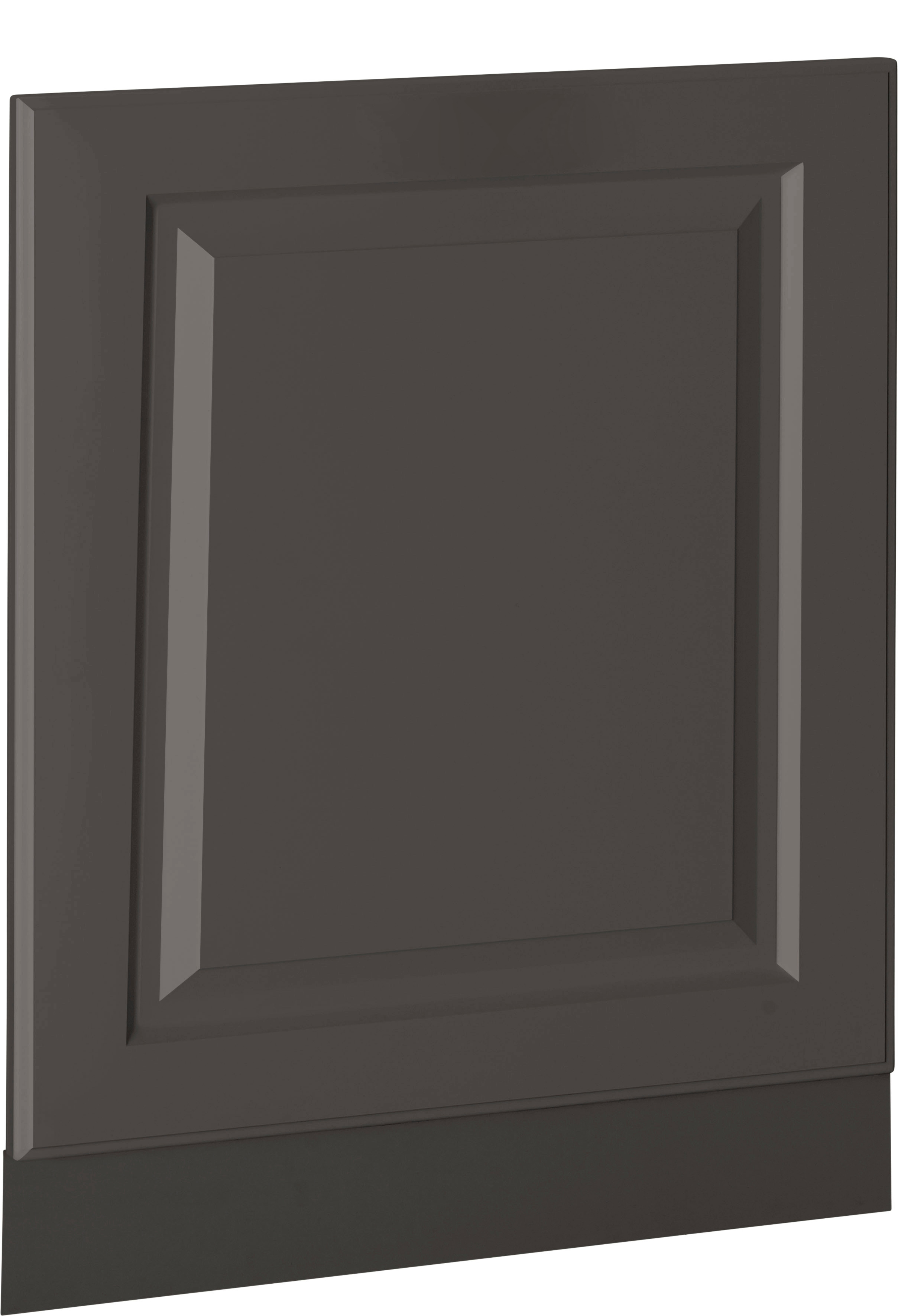 Möbelblende WIHO KÜCHEN "Erla", grau (front: kassette anthrazit, korpus: anthrazit), B:59,4cm H:56,5cm, MDF, Möbelblenden, 60 cm breit, für teilintegrierbaren Geschirrspüler Image