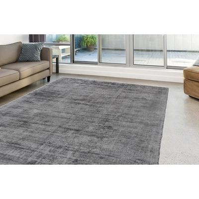 Teppich CALO-DELUXE "Viteox 200" Gr. 4, grau, B:160cm H:13mm L:230cm, Viskose, Teppiche, Viskose, Kurzflor, Wohnzimmer Image