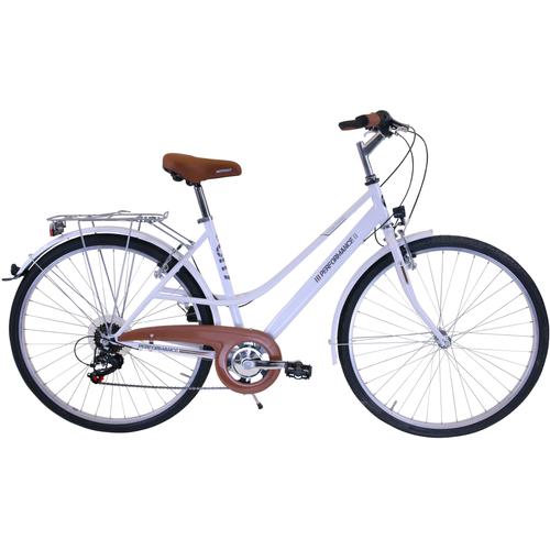 Trekkingrad PERFORMANCE Fahrräder Gr. 50 cm, 28 Zoll (71,12 cm), weiß Trekkingräder für Damen und Herren, Kettenschaltung