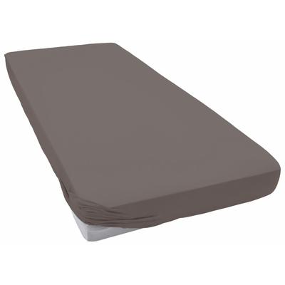 Bettlaken ESTELLA "Feinjersey", grau (grafit), B:90-100cm L:200cm, Jersey, Obermaterial: 100% Baumwolle, Laken, Rundumgummi Image