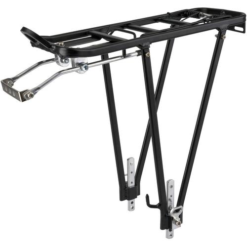 Fahrrad-Gepäckträger FOX PARTS, schwarz, Gepäckträger, B/H/L: 13cm x 45cm x 340cm, Aluminium, V-Strebe, B:13cm H:45cm L:340cm
