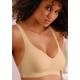 Bügelloser BH SLOGGI "ZERO Feel Bralette EX" Gr. S, N-Gr, braun (nougat) Damen BHs ohne Bügel