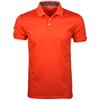 Poloshirt RAGMAN, Herren, Gr. M, rot (hellrot, 638), 52% Baumwolle 45% Polyester 3% Elasthan, casual, regular fit, ohne Ausschnitt, Kurzarm, Shirts