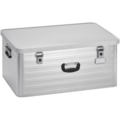 Aufbewahrungsbox ENDERS "Toronto XXL", silber (silberfarben), B:80cm H:36,5cm T:54cm, Aluminium, Aufbewahrungsboxen, Alu