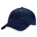 Men's Fanatics Branded Navy Seattle Seahawks Iconic Defender Camo Snapback Trucker Hat