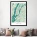 East Urban Home New York Vintage Blue Watercolor Urban Blueprint Map by Hubert Roguski - Gallery-Wrapped Canvas Giclée Print | Wayfair