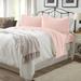 Grovelane Elena Super Soft Heather Jersey Knit Sheet Set Jersey Knit in Pink | California King + 2 Pillow Cases | Wayfair