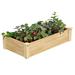 Greenes Fence Cedar Raised Garden Wood in Brown | 14 H x 48 D in | Wayfair RC24484T