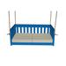 Latitude Run® Mission Porch Swing Plastic/Metal in Blue | 54 W x 32 D in | Wayfair 3D9944962FF94F61A49EE9F234B9246F