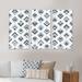 Latitude Run® Grey & Black Diamond Geometrics - Patterned Framed Canvas Wall Art Set Of 3 Metal in Black/White | 32 H x 48 W x 1 D in | Wayfair