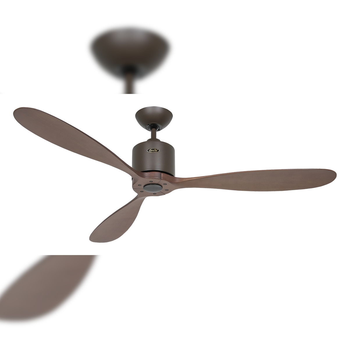 AEROPLAN ECO 132, Ventilator ohne Licht Braun und Walnuss, CasaFan Image