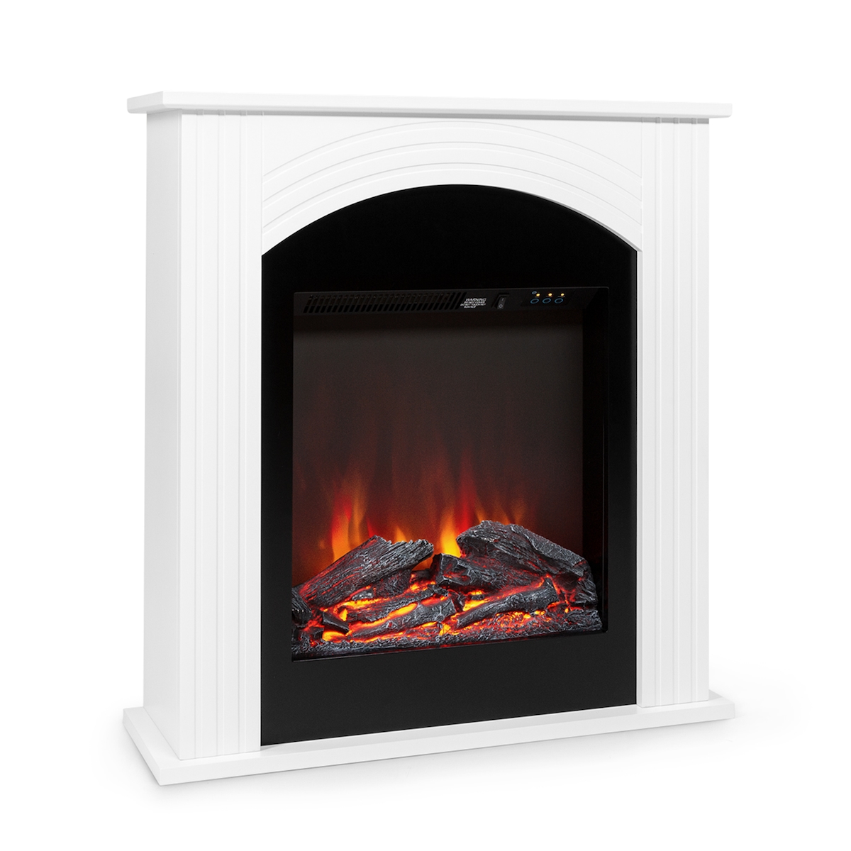 KlarsteinElbrus Elektrokamin 2000 W LED-Technik FernbedienungWeiß Image