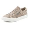 Sneaker ELBSAND "Schnürschuh", Damen, Gr. 39, beige (sand), Obermaterial: 100% Textilmaterial. Futter: 100% Textilmaterial. Decksohle: 100% Textilmaterial. Laufsohle: 100% Synthetik, used, unifarben, casual, Schuhe, Schnürhalbschuh, Freizeitschuh...
