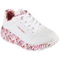 Sneaker SKECHERS KIDS "UNO LITE" Gr. 34, rot (offwhite, rot) Kinder Schuhe Modernsneaker Sneaker low