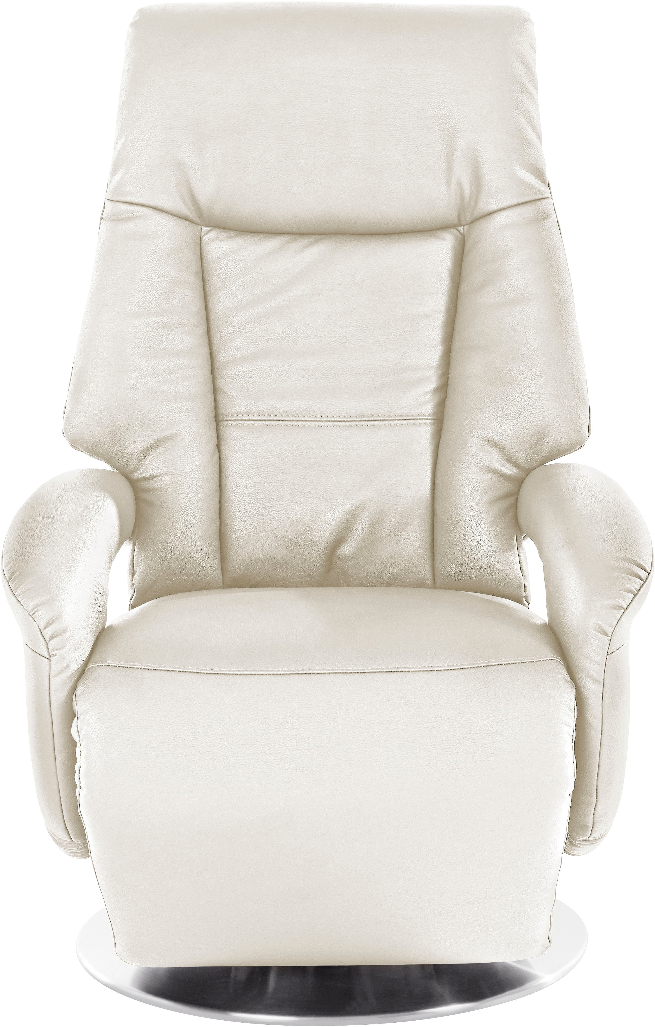 TV-Sessel SIT & MORE "Enjoy", beige (creme), B:74cm H:113cm T:77cm, Luxus-Kunstleder;NaturLEDER (echtes Rindsleder);Luxus-Microfaser (100% Polyester);Liegefläche ausgezogen: 168 cm, Sessel, Fernsehsessel, in Größe L, wahlweise mit Motor und...