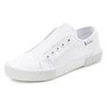 Sneaker LASCANA Gr. 41, weiß Damen Schuhe Damenschuh Skaterschuh Slip-on-Sneaker Sneaker low Sommerschuh