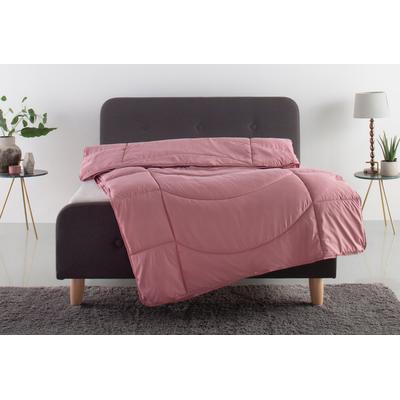 Microfaserbettdecke MY HOME "Microlux, Bettdecke 135x200 cm, 155x220 cm, 200x200 cm", rosa, B:155cm L:220cm, Obermaterial: 100% Polyester. Bezug: 100% Polyester. Füllung: 100% Polyester, Bettdecken, Bettdecken in 4 Farben, Sommer, Winter, 4... Image