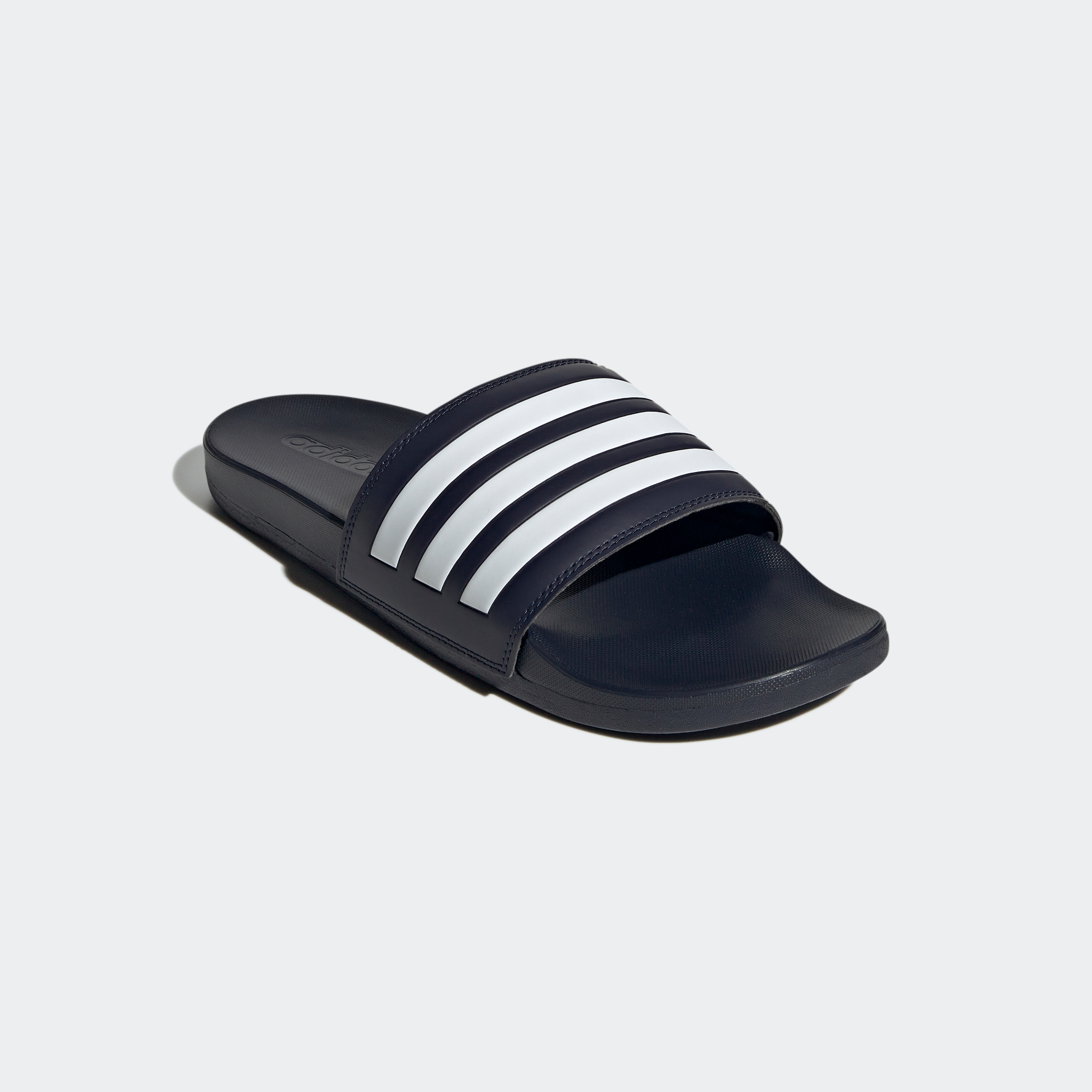 Badesandale ADIDAS SPORTSWEAR "COMFORT ADILETTE", Herren, Gr. 38, blau (legend ink, cloud weiß, legend ink), Synthetik, Schuhe, Badelatschen