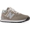 Sneaker NEW BALANCE "ML574 Core", Gr. 42, grau (stein, grau), Leder, Textil, Schuhe Modernsneaker, Topseller