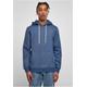 Sweatshirt URBAN CLASSICS "Urban Classics Herren Basic Melange Hoody" Gr. M, blau (bluelightmelange) Herren Sweatshirts