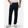Stoffhose BRÜHL "York", Herren, Gr. 27, EURO-Größen, blau (dunkelblau), 97% Baumwolle, 3% Elasthan, unifarben, casual, lang, Hosen, in ALL-IN-ONE-Qualität