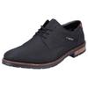 Schnürschuh RIEKER, Herren, Gr. 43, schwarz, Synthetik, Textil, elegant, Schuhe, in Business-Look, Freizeitschuh, Halbschuh, Schnürschuh