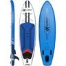 "Inflatable SUP-Board EXPLORER ""Sunshine 10.0"" Wassersportboards Gr. 305 x 81 x 15 cm 305 cm, bunt (blau, weiß, rot) Stand Up Paddle Wassersportboards"