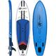 Inflatable SUP-Board EXPLORER "Sunshine 10.0" Wassersportboards Gr. 305 x 81 x 15 cm 305 cm, bunt (blau, weiß, rot) Stand Up Paddle Wassersportboards
