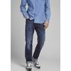 Regular-fit-Jeans JACK & JONES "JJICLARK JJORIGINAL JJ 678 NOOS", Herren, Gr. 34, Länge 30, blau (denim, blau), Denim/Jeans, Obermaterial: 98% Baumwolle, 2% Elasthan, Abriebeffekte, modisch, regular fit knöchellang, Jeans