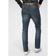 5-Pocket-Jeans TOM TAILOR "MARVIN" Gr. 34, Länge 34, blau (mid stone wash) Herren Jeans 5-Pocket-Jeans