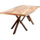 Esstisch SIT "Tables" Tische Gr. B: 240 cm, Tischplatte 5,6 cm, beige (natur) Holz-Esstische Rechteckiger Esstisch Tisch