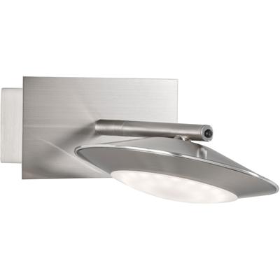 FISCHER & HONSEL LED Wandstrahler "Beta Zig", grau (nickelfarben), H: 10cm, Lampen, Wandlampe Image