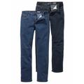 Stretch-Jeans ARIZONA "John" Gr. 56, N + U Gr, blau (blue stone und dark blue) Herren Jeans Stretch