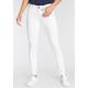 Skinny-fit-Jeans ARIZONA "mit Keileinsätzen" Gr. 20, K + L Gr, weiß (white) Damen Jeans Röhrenjeans