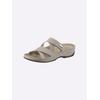Pantolette WALDLÄUFER, Damen, Gr. 37, beige, Leder, Schuhe