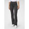 Jazzpants KANGAROOS, Damen, Gr. 38, N-Gr, grau (anthrazit, meliert), Jersey, Obermaterial: 57% Baumwolle, 38% Polyester, 5% Elasthan, casual, bequem lang, Hosen, mit hohem Stretch-Anteil sitzt wie eine zweite Haut