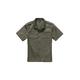 Langarmhemd BRANDIT "Brandit Herren Short Sleeves US Shirt" Gr. XXL, US-Größen, grün (olive) Herren Hemden Oberhemden